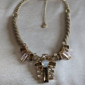 RHINESTONE CROSS RW &CO necklace